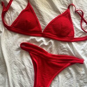 Red Bikini Set